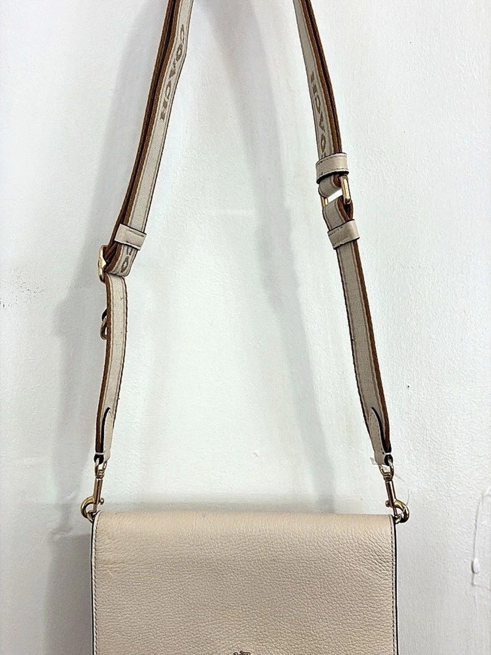 Coach Anna foldover crossbody clutch